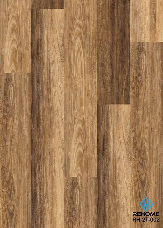 Revêtement de sol en feuille imperméable LVT Dryback de la collection Canvas