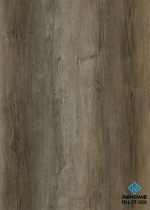 Revêtement de sol en feuille imperméable LVT Dryback de la collection Canvas