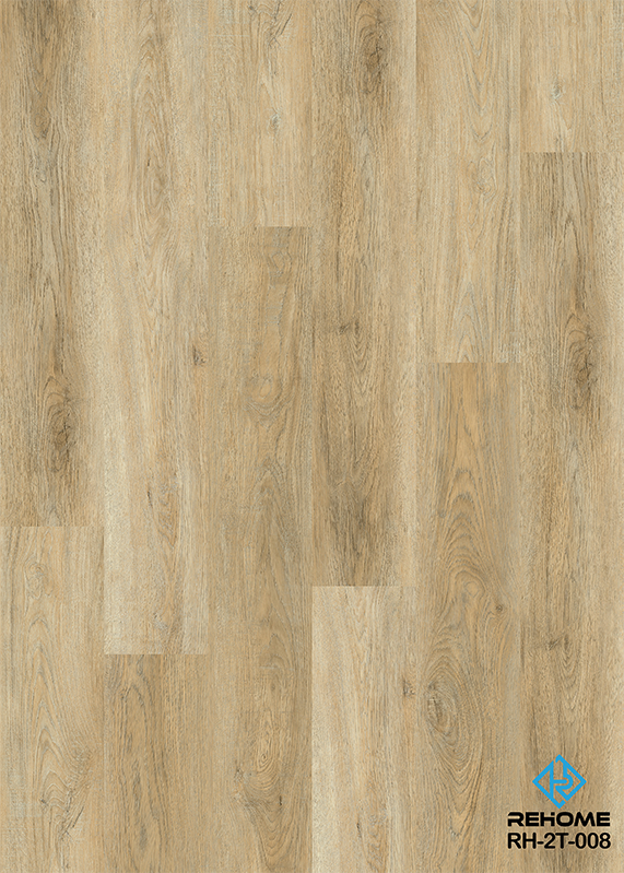 Revêtement de sol en feuille imperméable LVT Dryback de la collection Canvas