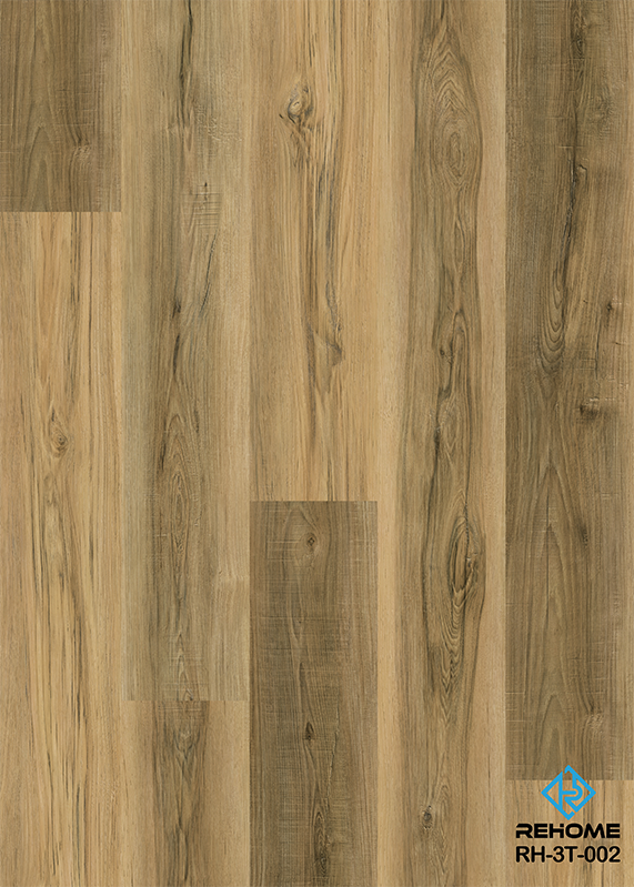 Revêtement de sol LVT en vinyle de luxe à séchage à l'air libre, installation facile, collection Muse