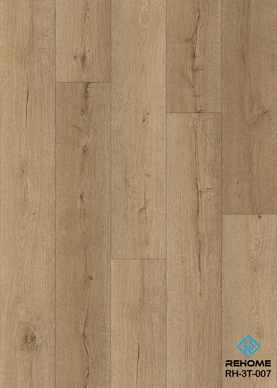 Revêtement de sol LVT en vinyle de luxe à séchage à l'air libre, installation facile, collection Muse