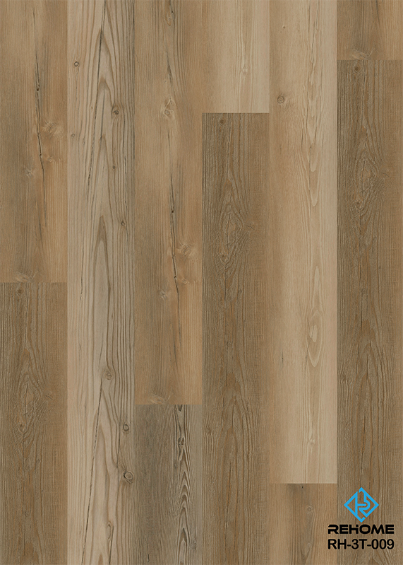 Revêtement de sol LVT en vinyle de luxe à séchage à l'air libre, installation facile, collection Muse