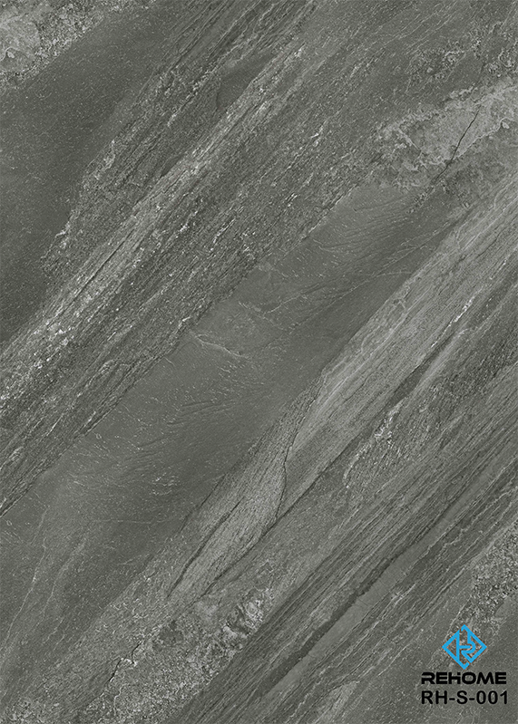 Sol SPC à encliquetage antidérapant de la Collection Stone pour salle de bain