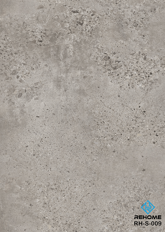 Sol SPC à encliquetage antidérapant de la Collection Stone pour salle de bain